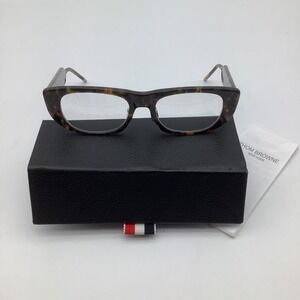 Thom Browne TBX417-53-02AF Tortoise Cat Eyeglasses Frames 53-19-147‎ New